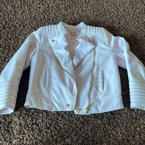 H&M girls leather jacket